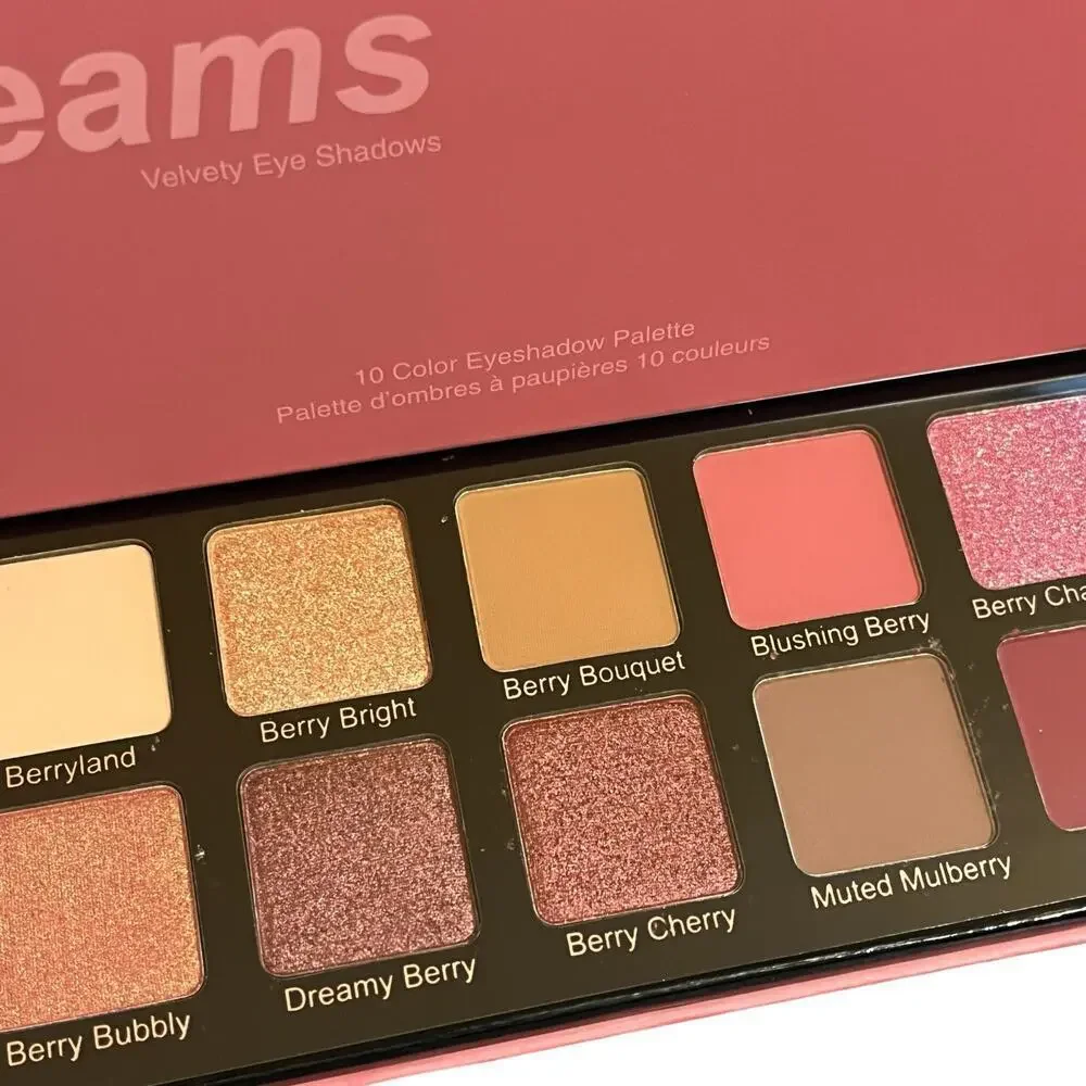 Violet Voss Berries N Cream Dreams Eyeshadow Palette 10 Shades New Sealed